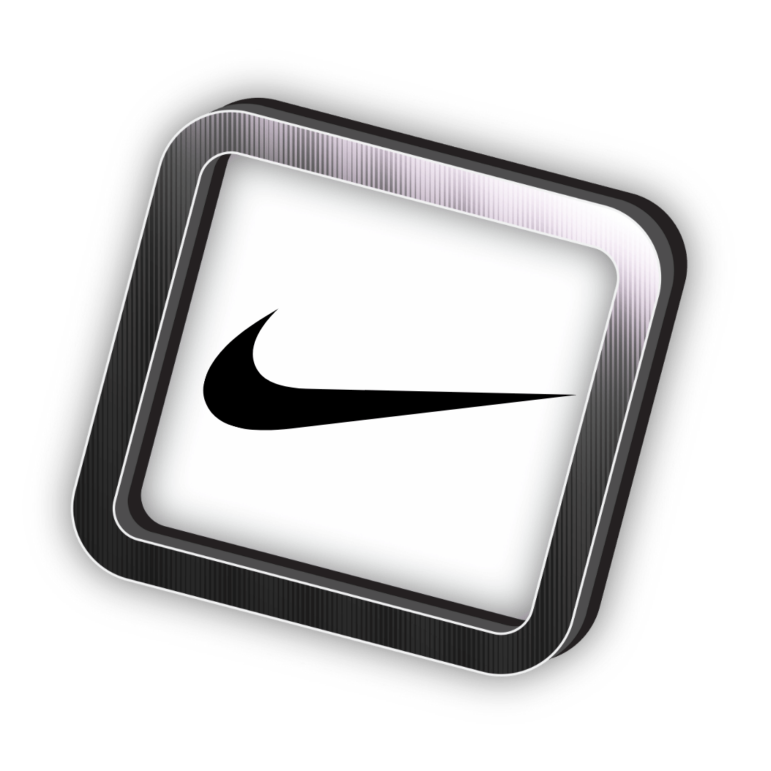 3d nike logo png