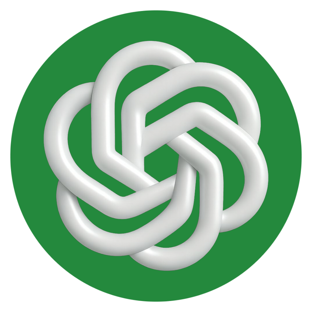3d chat gpt logo