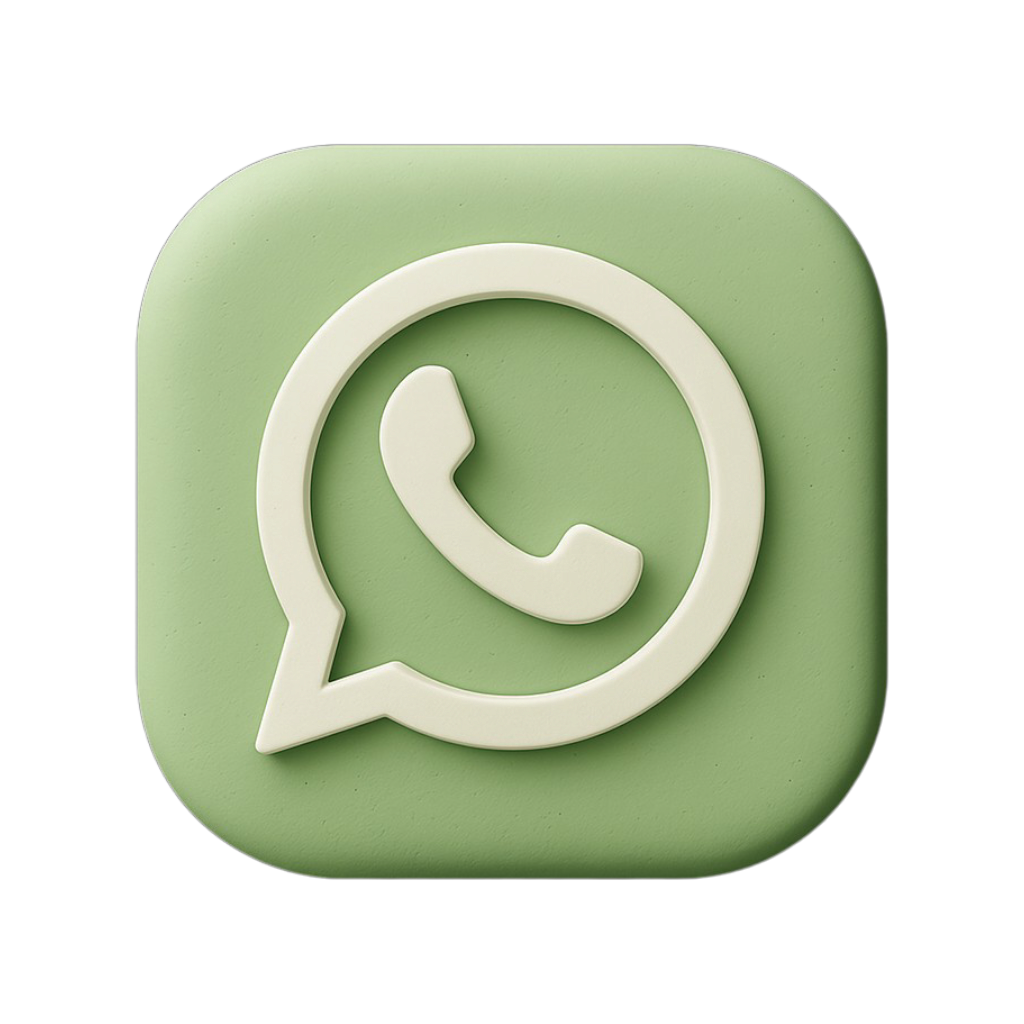 3d whatsapp logo clipart