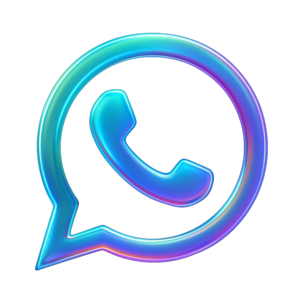 3d whatsapp logo transparent