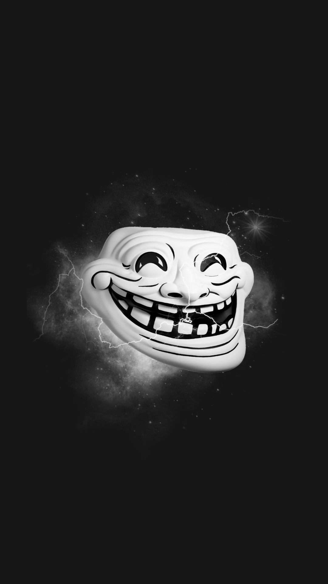 Get the iconic troll face wallpaper for free download