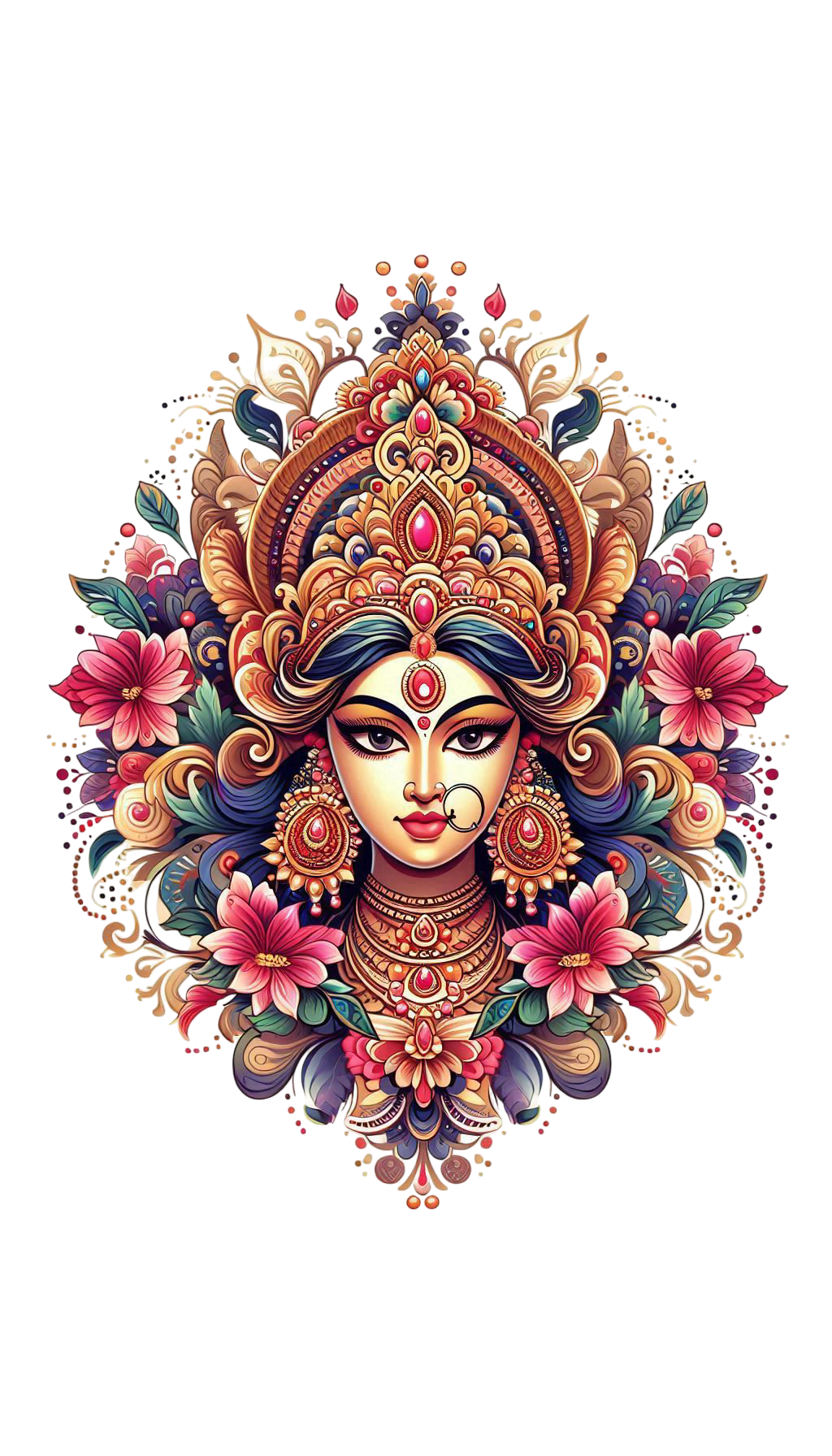 Goddess devi maa durga png image