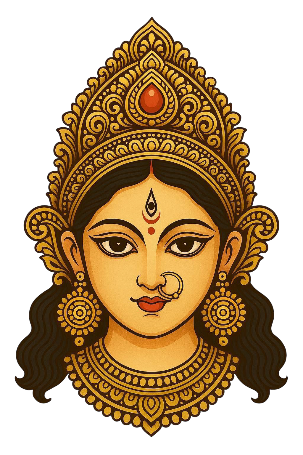 Goddess devi maa durga png download