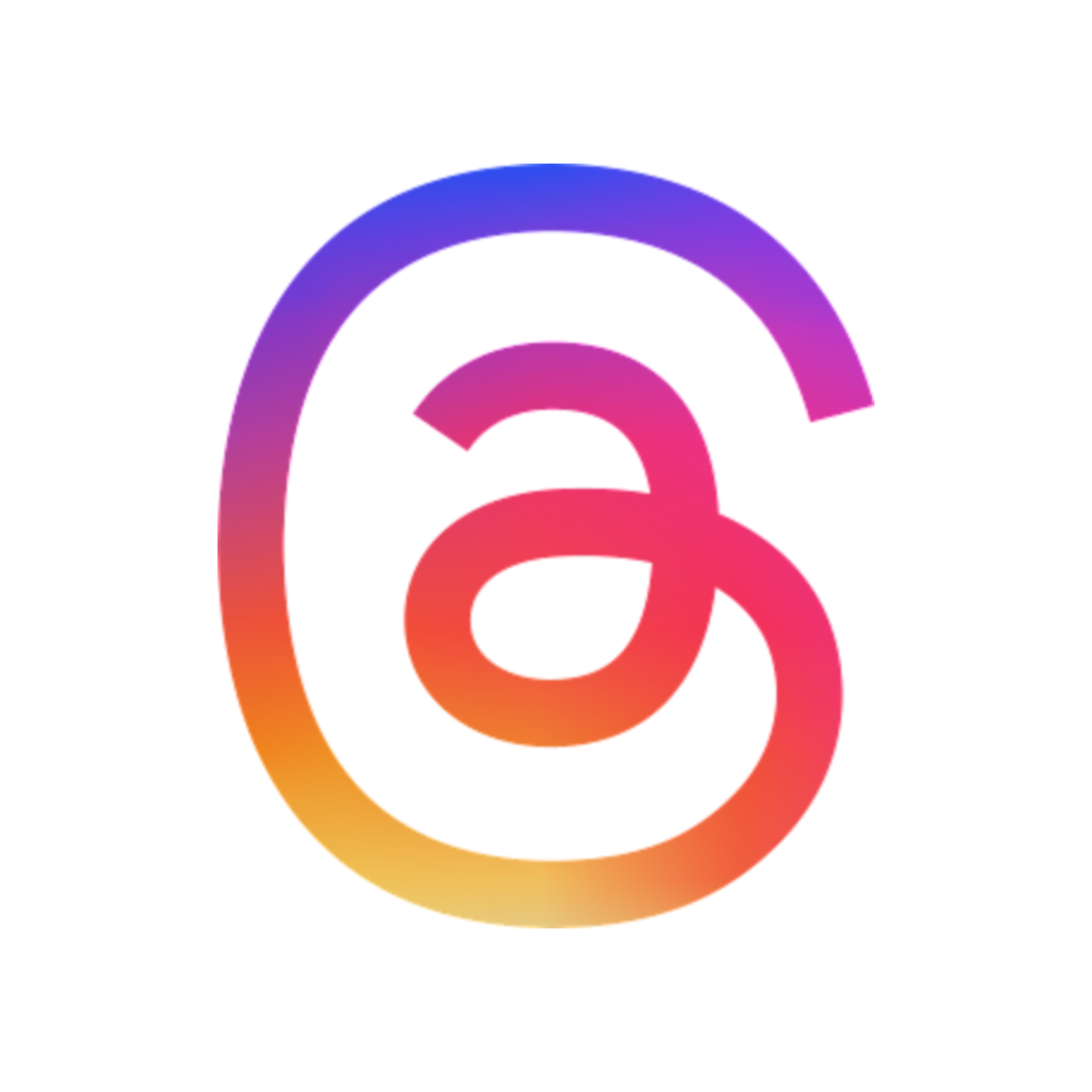 Threads by instagram logo png image