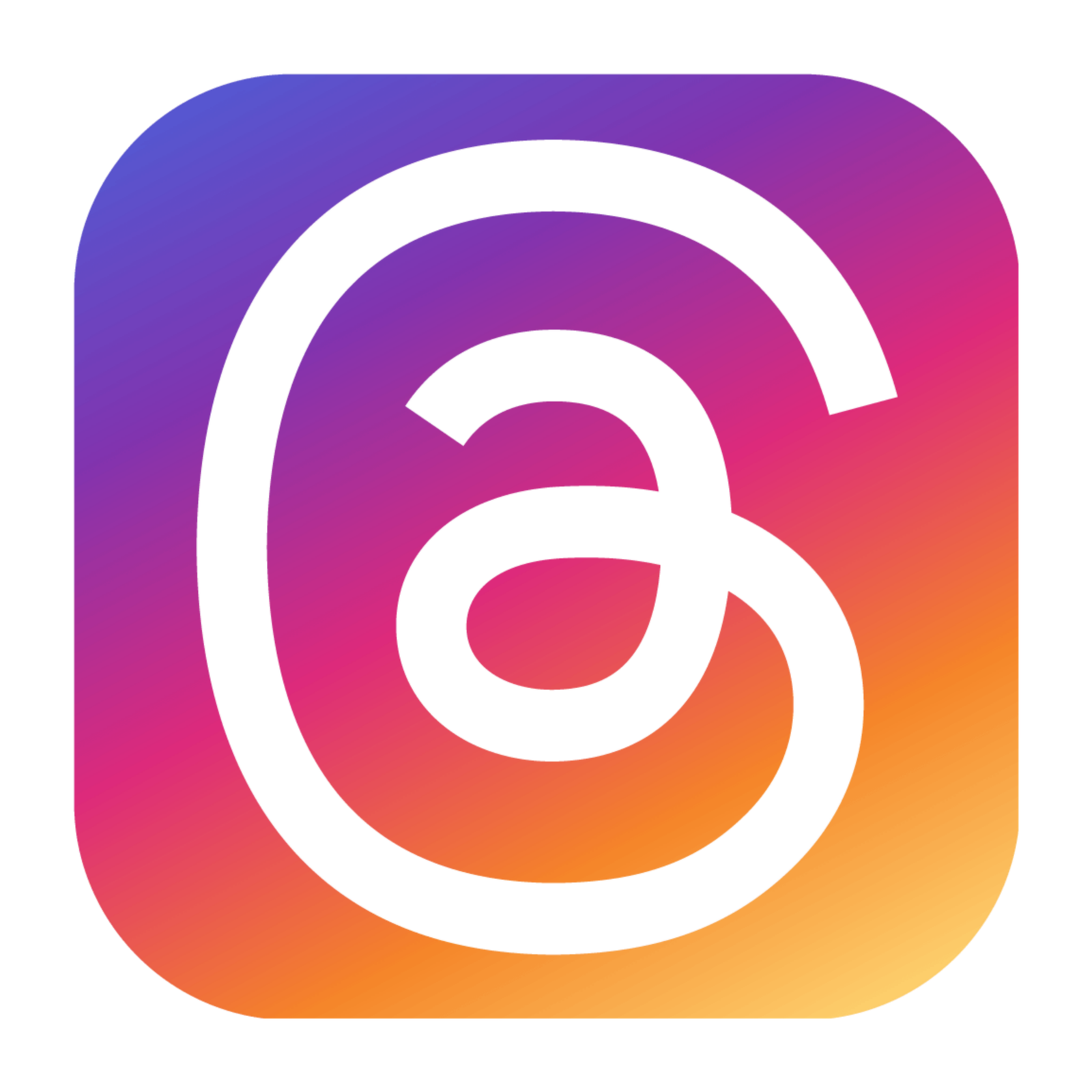 Threads by instagram logo