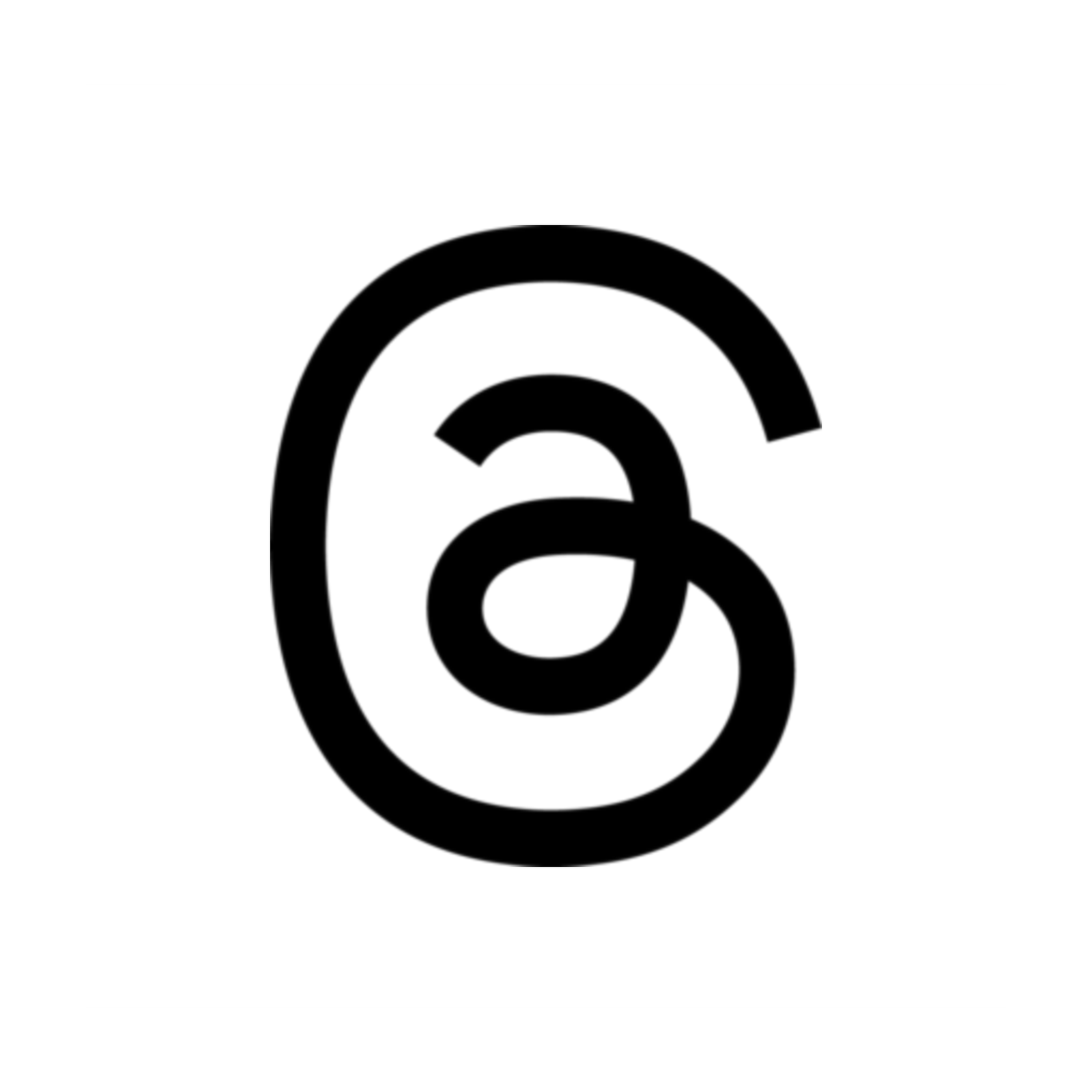 Threads logo transparent background