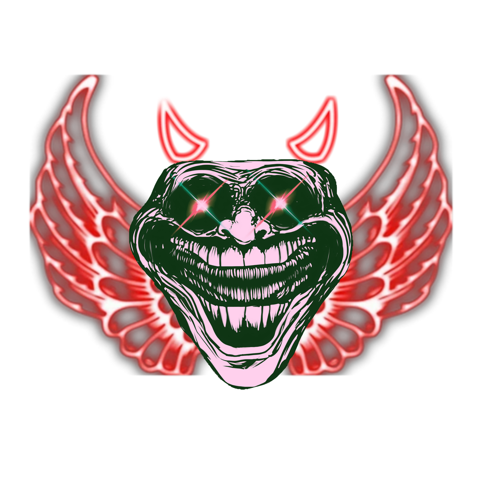 Troll face wings png
