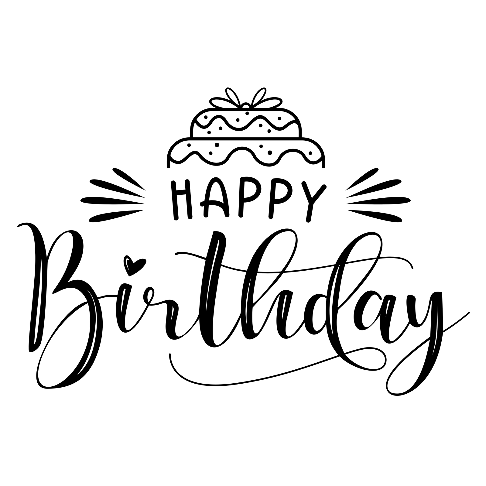 Birthday text png