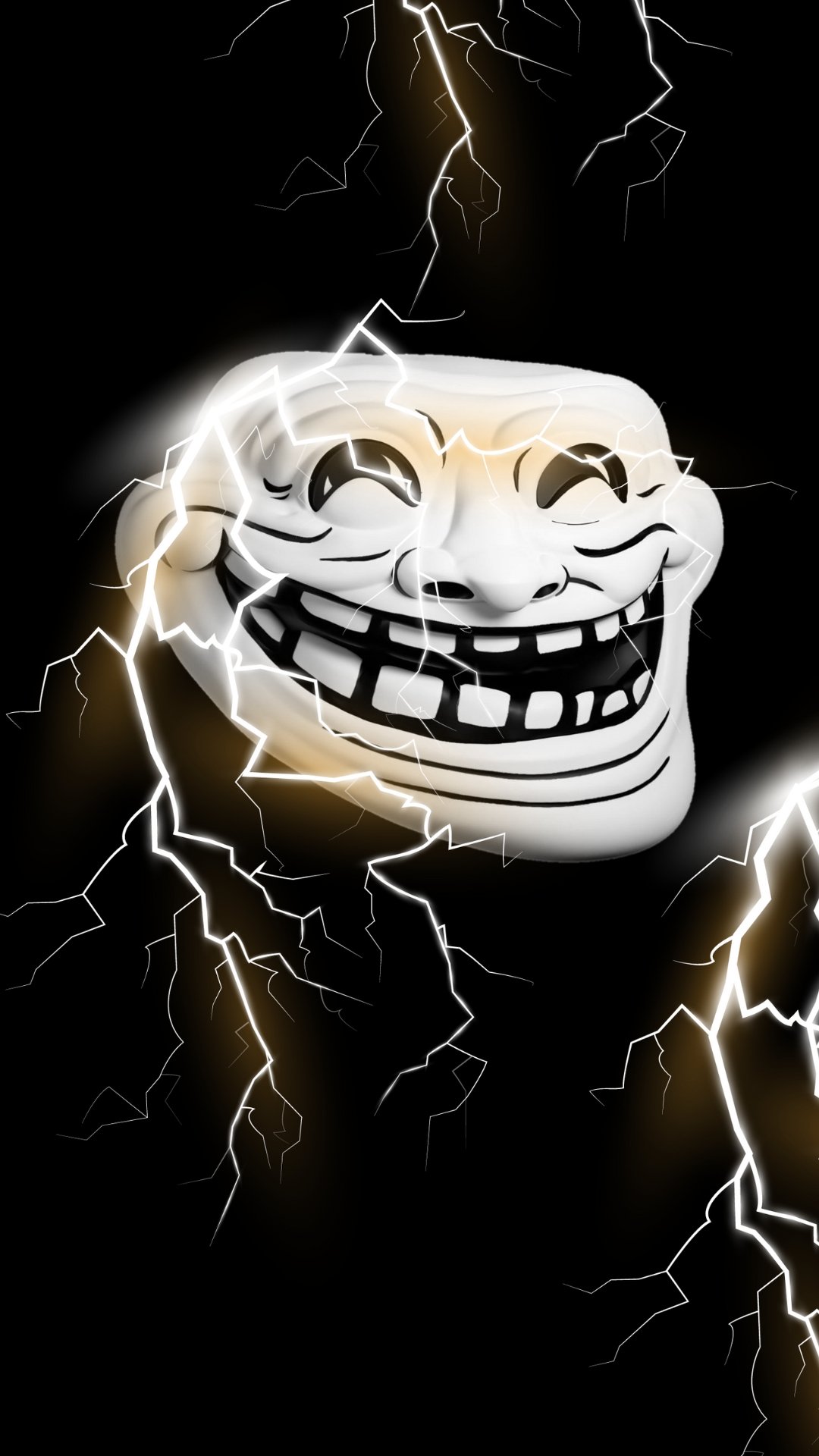Black troll face wallpaper free