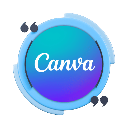 Canva 3d logo clipart