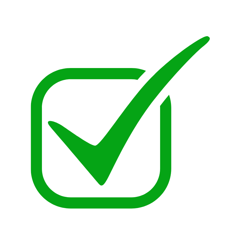 Green check mark png free – shadow effect