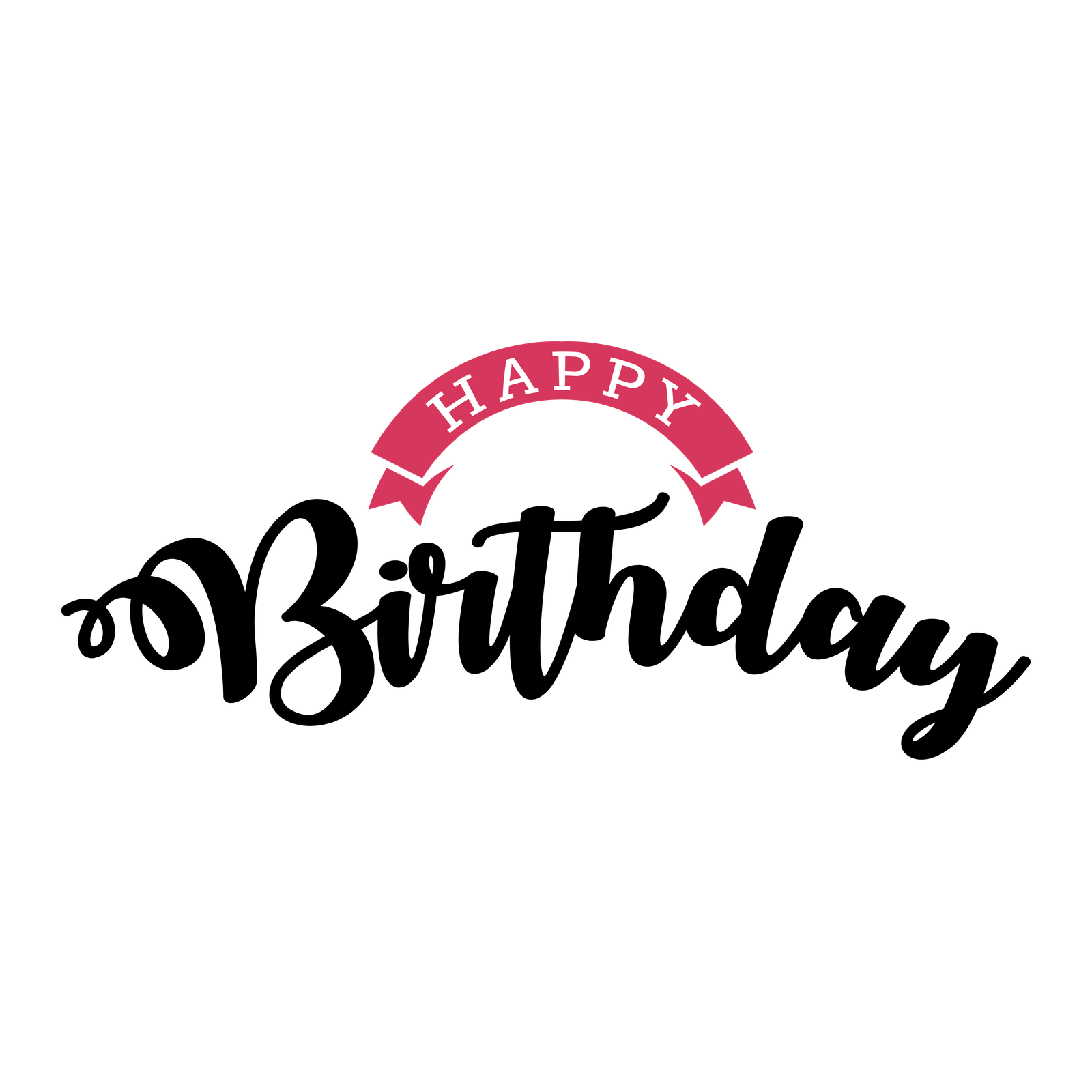 Happy birthday text png images