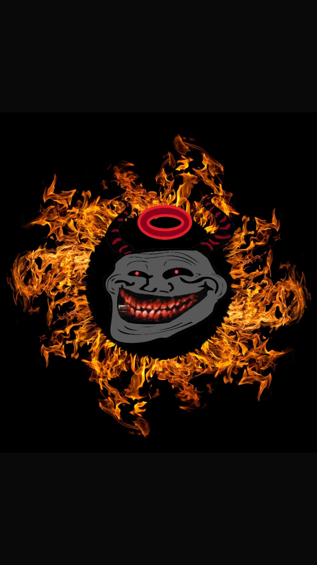 Happy troll face wallpaper