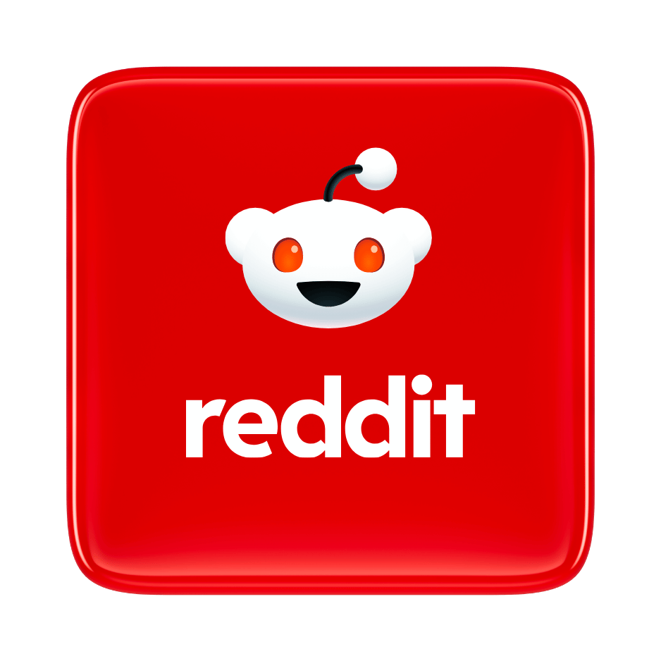 Reddit 3d logo clipart