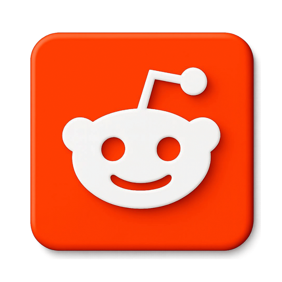 Reddit 3d logo png free download – flat design