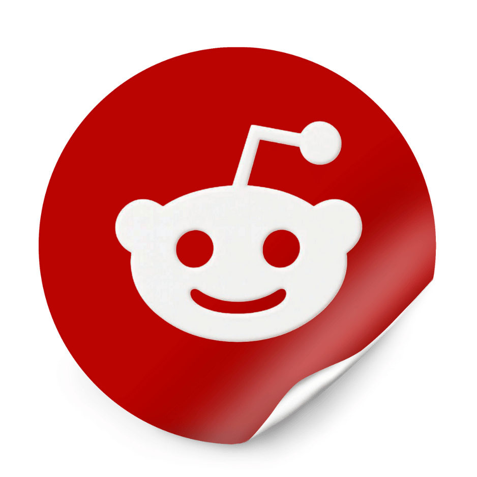 Reddit 3d logo png