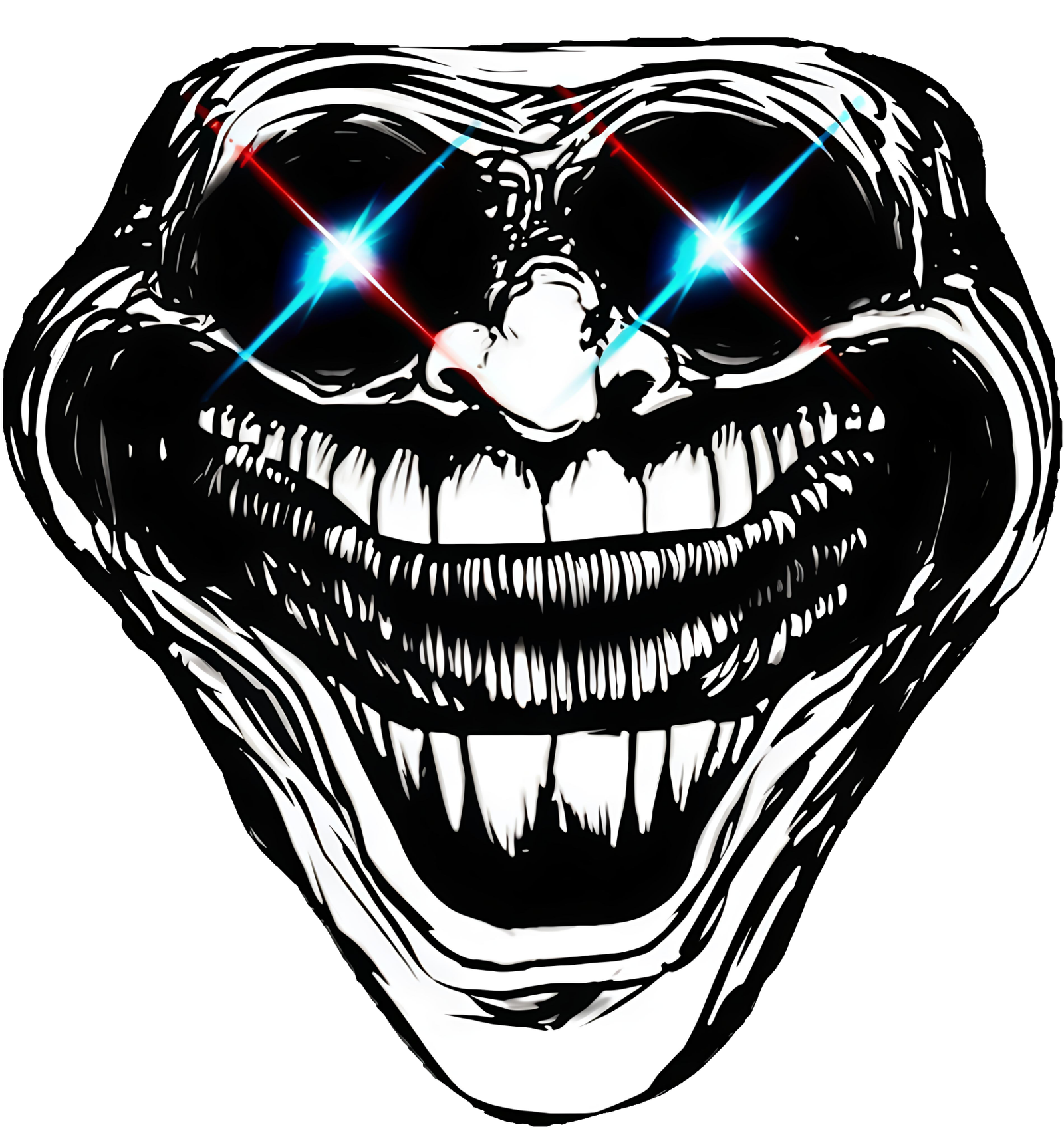 Troll face clipart