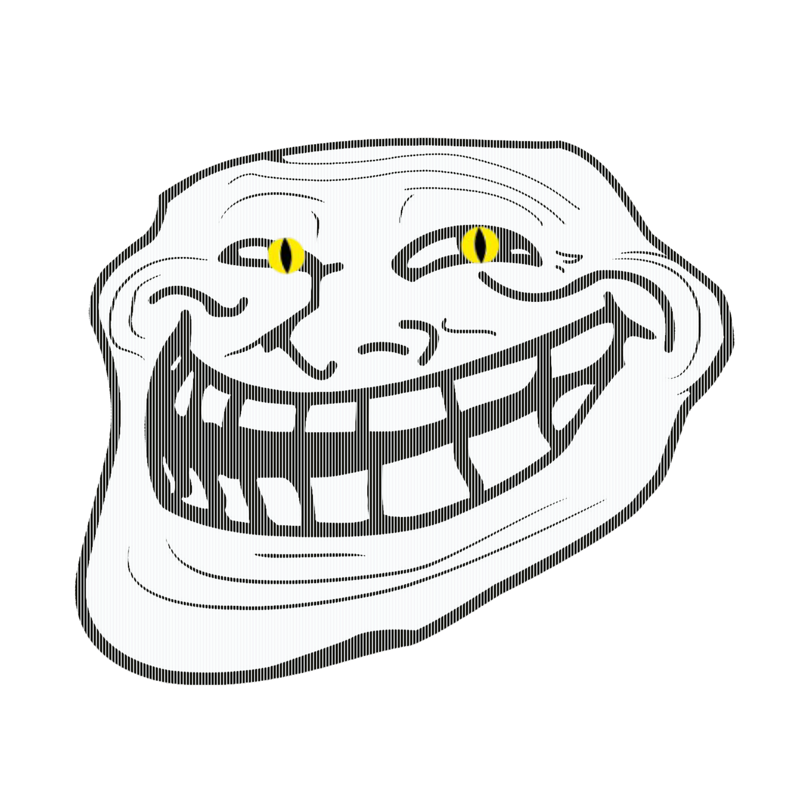Troll face png free download – gradient style