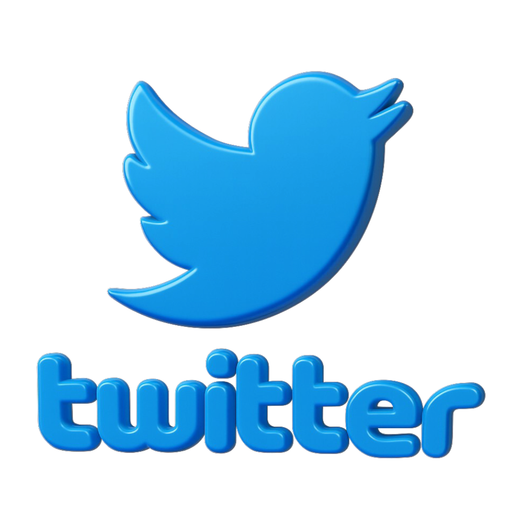 Twitter text logo png