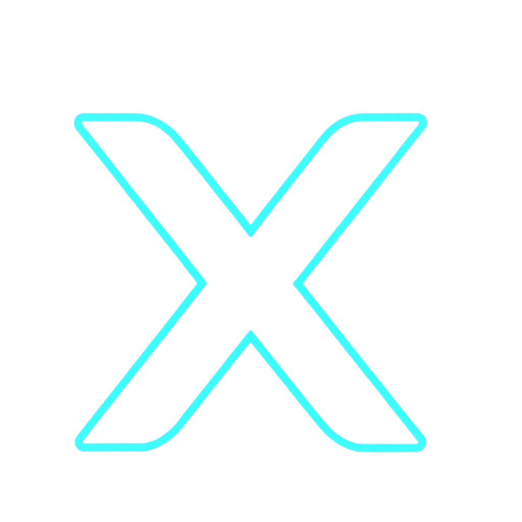 X logo clipart