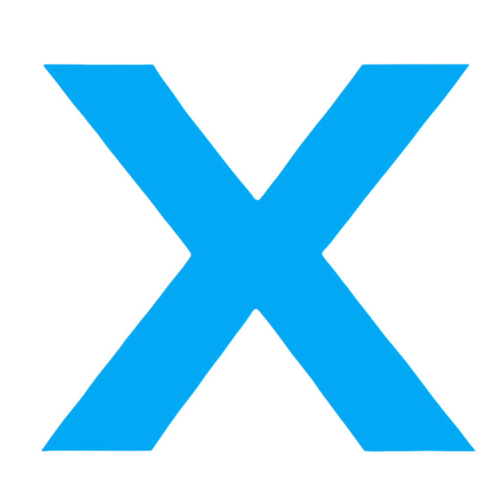 X logo png transparent free