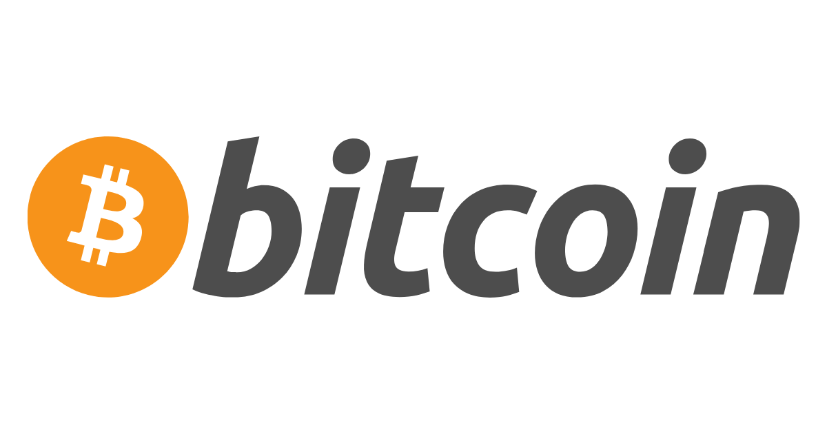 Bitcoin logo png black