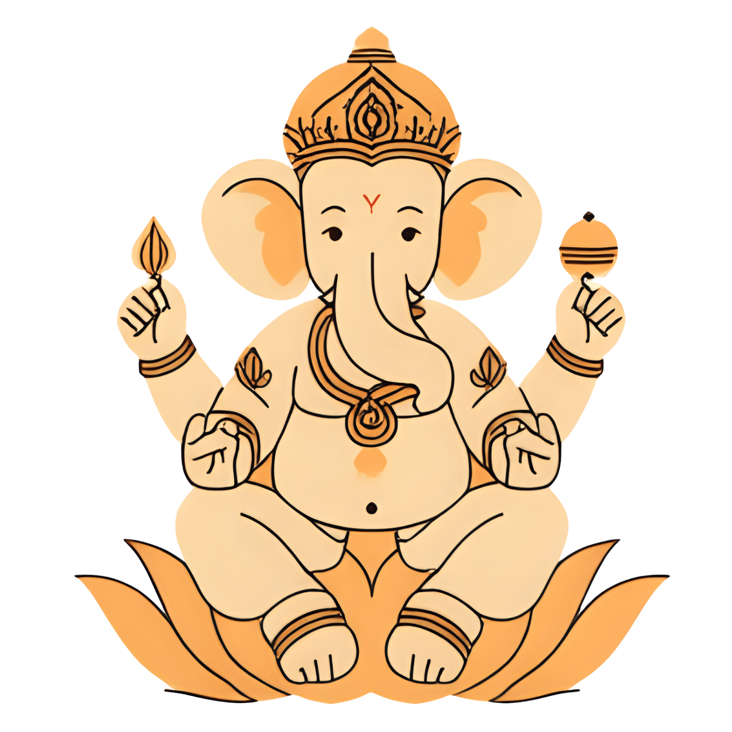 Lord ganesha png transparent