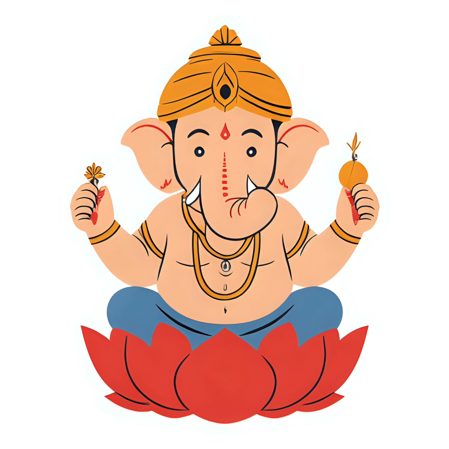 Lord ganesha sticker png