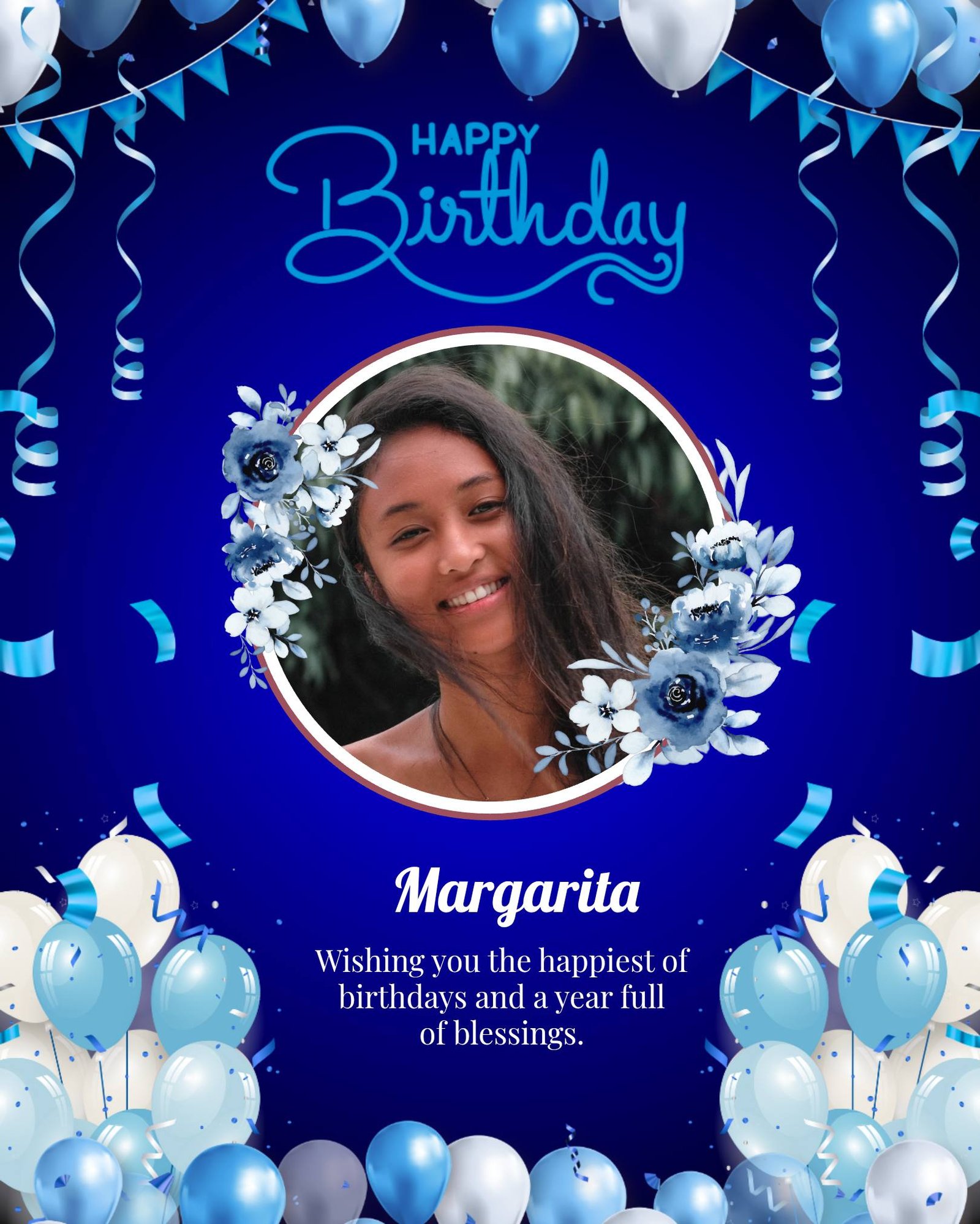 Editable Happy Birthday Template for Social Media | Free Download SVG File
