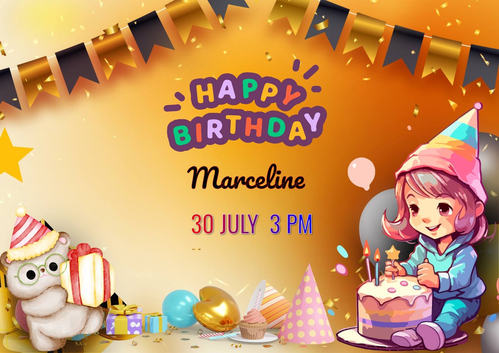 Happy birthday template